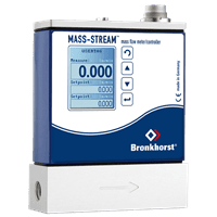 Bronkhorst Flow Meter and Controller, MASS-STREAM